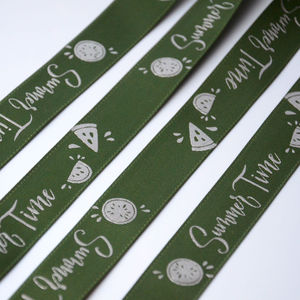 Rollo de Cinta de Grosgrain de Doble Cara con Borde de Alambre para Envolver Regalos, Venta al Por Mayor - Product Image 2