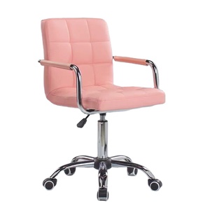 Home Computer Chair Small-sized Office Chair Adjustable Swivel Chair with <b>Backrest</b> Staff Chair Short Adjustable Stool - Product Image 3