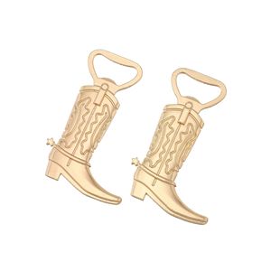 Vente d'usine 2026 Décapsuleur de bouteilles en forme de bottes de cowboy, artisanat métallique fantaisie écologique, petits cadeaux pour mariages et fêtes, vente en gros - Product Image 3