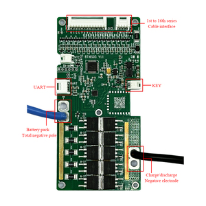 YDE ZQ-13S100030 BMS intelligent 48V-UART pour système de gestion de batterie Li-ion 13S/14S et LiFePO4 15S/16S, courant continu 100A - Product Image 5