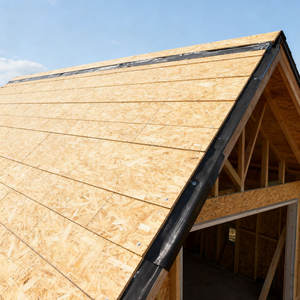 Panneau isolant structurel <span class=keywords><strong>OSB</strong></span> E0, bois d'ingénierie résistant à l'humidité, finition bois dur, plancher en bois dur, sous-couche de toiture, cuisine - Product Image 6
