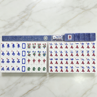 Tuiles de Mahjong Taïwanaises Personnalisées en Acrylique Scintillant - Tuiles de Mahjong Originales Gravées Taïwanaises, Tuiles de Mahjong Pailletées