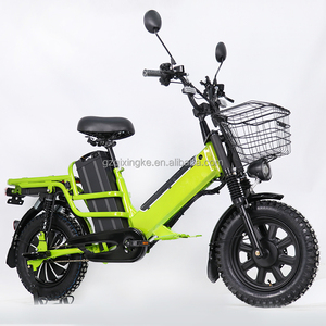 Bicicleta Eléctrica Bicelular de Fábrica OEM, 16 Pulgadas, 60V 21Ah, Neumático Ancho, para Ciudad y Ocio, Bicicleta Eléctrica Híbrida para Entrega de Alimentos, 1000W 1200W - Product Image 4