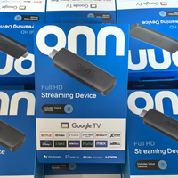 Clé TV 4K Onn Android 14, Quad Core, Connectivité 5G, 2 Go de RAM, Télécommande Vocale, Lecteur Multimédia en Streaming, Décodeur