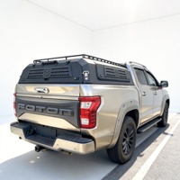 Couverture de benne rigide en alliage d'aluminium sur mesure pour pick-up universels (benne de 2 m) - Étanche, installation sans perçage en option