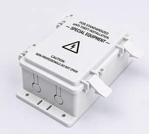 Caja de Conexiones Impermeable <span class=keywords><strong>con</strong></span> Cables y Conectores para Instalaciones Eléctricas y de Comunicación en Exteriores - Product Image 4