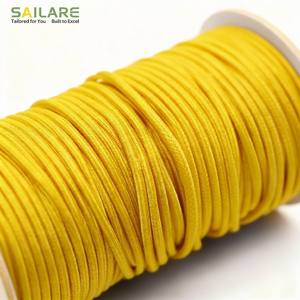 カスタムカラー 2mm 3mm 4mm 6mm 高弾性ラテックスコア バンジー弾性コード アウトドアキャンプ用タイダウン、貨物固定用 - Product Image 4