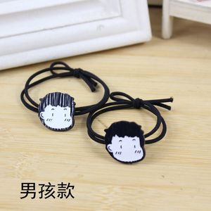 Coleteros de pareja de dibujos animados de estilo coreano, color blanco y negro, alta elasticidad, uso diario para niños y niñas, hechos en Corea - Product Image 4