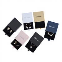 Boîte tiroir personnalisable en carton écologique biodégradable pour bijoux et lunettes, avec gaufrage pailleté, livraison directe