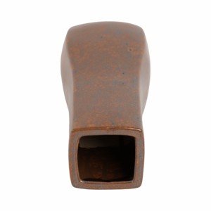 Vaso in ceramica con silhouette testurizzata, decorazione rustica per soggiorno, camera da letto, sala da pranzo, bancone della cucina - Product Image 6