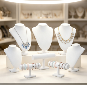 Kit de Exhibición de Joyería: Busto de Maniquí para Collares, Soporte en T para Pulseras, Organizador de Joyas, Accesorios para Exhibición en Tiendas y Boutiques - Product Image 2
