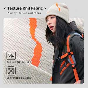 Bonnet de ski en tricot imprimé par transfert thermique, ajustable, pour adulte, extérieur, en tissu extensible et confortable - Product Image 2