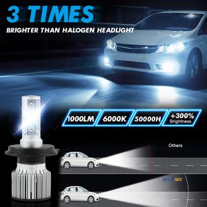 Bevinsee 2x 9003 H4 HB2 Bombillas LED para Faros Delanteros de Motocicleta para Suzuki Burgman 650 AN650 <span class=keywords><strong>AN650A</strong></span> ABS 2003-2017 - Product Image 2