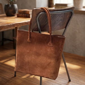 Sacs à main pour femmes en cuir véritable, artisanaux, durables, avec fermeture éclair, imperméables, grande capacité, fabriqués en Inde, design écologique - Product Image 1