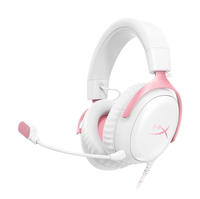 Headphone Gaming Berkabel Over Ear HyperX Cloud III Warna Hitam Merah dengan Mikrofon Dirancang untuk Gaming PS5 PS4 dan PC