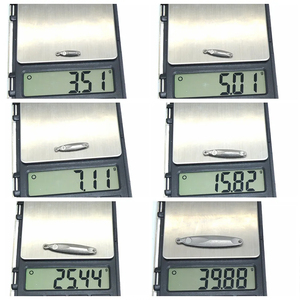 Takedo OEM By01 3.5G 5G 7G 10G 15G 25G 30G 40G 60G Không Sơn Khoảng Trống Hợp Kim Cơ Thể Câu Cá Tungsten Kim Loại Jig Thu Hút - Product Image 5