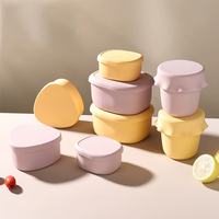 Nouveauté, boîte à bento réutilisable de style japonais, compatible avec le micro-ondes, récipient de stockage alimentaire pour pique-nique, boîte à lunch en silicone pour enfants et adultes