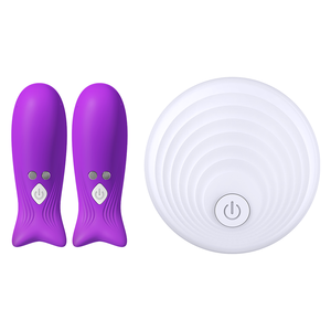 Telecomando senza fili Vibratore di masturbazione femminile prodotti per adulti succhiare il capezzolo giocattoli del sesso con fermaglio per il seno prodotti per adulti - Product Image 3