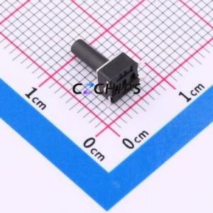 TS010-TBW1EH9.0 Tactile Switch SMD-4P,4.5x4.5mm Switch Single Pole Single Throw Round Button 1.8N Vertical Mount - Product Image 2