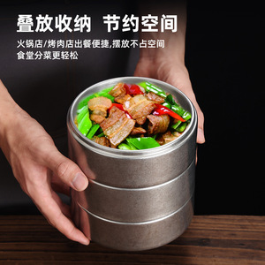 Stainless Steel <b>Steamer</b> Bowl 304 Food Grade For Dim Sum Chicken Feet Hotel Use Eco Friendly Hand Wash Only - Product Image 5