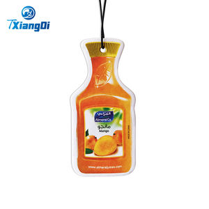 معطر هواء معلق ورقي الشكل حسب الطلب ، عصير برتقال ، عصير مانجو - Product Image 3