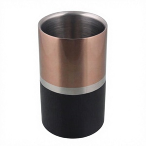 High Quality Classic Double Wall Stainless Steel Wine Cooler Bucket 5L Capacity Florals Home Bar Restaurant Hotel Use Mayur - Product Image 1