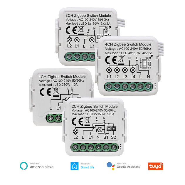 TUOAN Tuya Wireless Remote Control Universal Relay Module Light Power Smart Mini Switch
