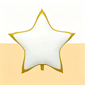 Fiocco di Lusso con Palloncini a Stella in Lamina Nera e Oro 'Buon Compleanno' per Decorazioni di Compleanno, Palloncini in Foglio di Alluminio - Product Image 4