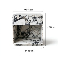 Table basse moderne minimaliste en marbre veiné noir et blanc, meubles de salon pour la maison, décoration de chambre à coucher de luxe, suite d'hôtel