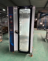 Four combiné automatique à 3 plateaux à petit pain rationnel avec vapeur pour boulangerie, grille rotative à gaz