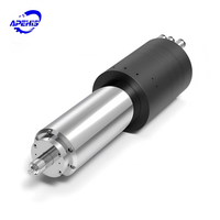 Moteur de broche ATC refroidi par eau de 1,8 kW, 60 000 tr/min, changement d'outil pneumatique, version à longueur étendue APS62L1-HC-60Z/1.8KW