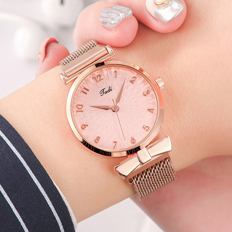 Women\'s Wrist Watch with Stainless Steel Magnetic Band, Quartz Movement, Water Sinn 456 St MOP W on Bracelet main image 3