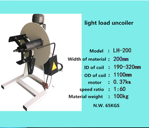 เครื่องไฮดรอลิก uncoiler อุตสาหกรรมความเร็วสูงขดลวดสแตนเลสยืดอัตโนมัติเต็มรูปแบบใช้งานง่ายกุญแจมอเตอร์220V 1 - Product Image 2