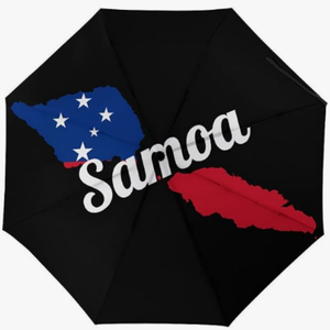 Parapluie pliant entièrement automatique à motif drapeau culturel des îles <span class=keywords><strong>Salomon</strong></span>, avec isolation UV puissante et design sur le thème du pays - Product Image 3