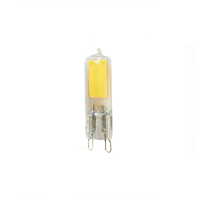 AC 220V Glass G9 Led Bulb 2700K 2W Dimmable COB G9 Light Bulb for Pendant Light Wall Light Chandelier Lamp