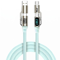 Nuevo Cable Tipo C de 240 W, 4 en 1, Cable USB IOS con Pantalla de Datos de 480 Mbps, Carga Rápida, Chip E-Marker, Cable de Alimentación PD para Teléfono y Tableta