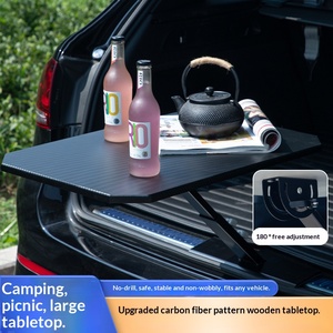 Table de coffre de voiture pour camping en plein air, idéale pour les voyages, design ergonomique, facile à nettoyer, durable pour pique-nique et barbecue - Product Image 4