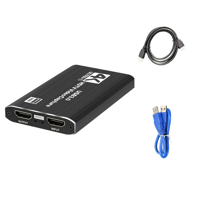 USB 3 Type C 4K HMDI Video Capture Card Box Portable Equipment for Game and Live Broadcast