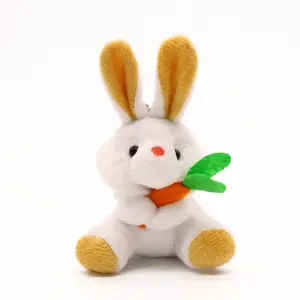 New Design Hot Selling Printable Stuffed Toy Doll Soft Plush Animals Custom Easter Gifts Sublimation Bunny Rabbit for DIY