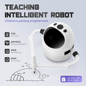 Robot de <span class=keywords><strong>dessin</strong></span> intelligent STEM avec reconnaissance par caméra - Ensemble de jouets éducatifs de <span class=keywords><strong>dessin</strong></span> personnalisés OEM en plastique ABS avec <span class=keywords><strong>batterie</strong></span> rechargeable - Product Image 1