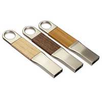 Clé USB 2.0 en Bois Ultra-Fine Personnalisable avec Logo – 4 Go, 8 Go, 16 Go, 32 Go – Clé USB 4 Go, 8 Go avec Porte-clés Offert, 16 Go