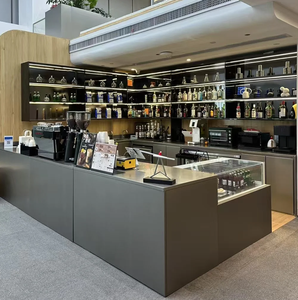 Commercial Food Grade Stainless Steel Coffee Milk Tea Shop Equipment Undercounter Bar Counter Front <b>Desk</b> Customizable Size Easy - Product Image 1