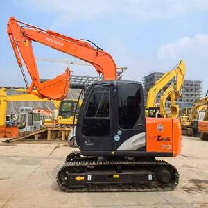 Mini-pelleuse d'occasion Hitachi ZX70, presque neuve, populaire, machine de construction hydraulique sur chenilles, prix usine - Product Image 1