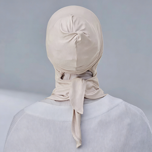 Hijab de Malaisie musulman Casquette intérieure pour cravate Casquette Undercaps Inner Hijab Caps <span class=keywords><strong>Najwa</strong></span> Bonnet Meringue - Product Image 1