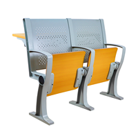 Mobilier scolaire université tables et chaises pliantes salle de classe étudiant escalier salle de conférence chaises avec accoudoirs
