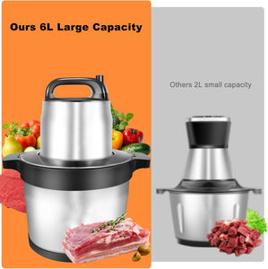 Mini Hachoir Électrique Multifonctionnel en Acier Inoxydable 2L 3L pour Cuisine Domestique – Vente en Gros, Fabriqué en Chine, Meilleur Rapport Qualité-Prix - Product Image 6