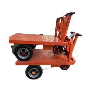 쇼핑 및 보관을 위해 맞춤형 플랫폼 트럭이있는 전기 3 륜 평판 트롤리 미니 유연한 운송 카트 - Product Image 3