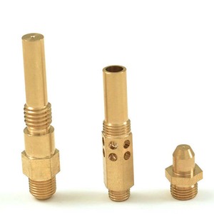 อุปกรณ์ข้อต่อท่อทองเหลืองกลึง CNC น็อตหกเหลี่ยมแบบมีเกลียวสำหรับใช้งานในอุตสาหกรรม - Product Image 1