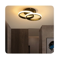Lámpara de Techo LED Pequeña de Metal Vintage para Pasillo, Decoración Retro Europea para Escaleras, 220v, E27, LIANGTE