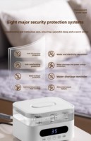 Couverture Électrique Matelassée Silencieuse avec Télécommande, Chauffage Circulant à l'Eau, Économe en Énergie, pour Matelas, Lit, Quatre Saisons, Pique-nique, Avion